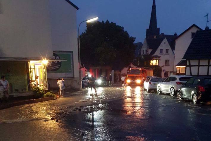 Unwetter über Bonn