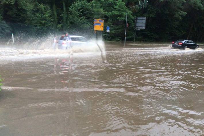 Unwetter in Bergisch Gladbach 