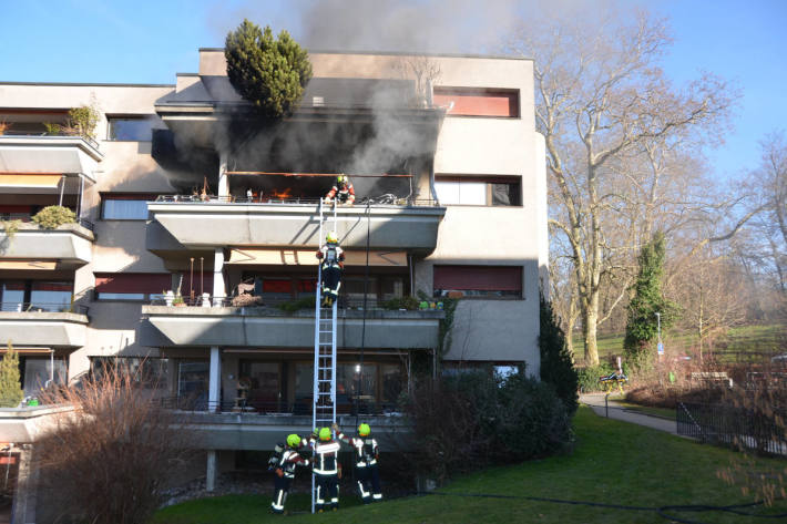 Wohnung nach Brand in Rorschacherberg zerstört