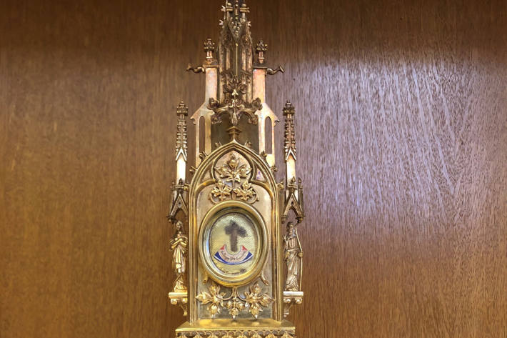Diese Turmreliquie aus dem 19. Jahrhundert wurde gestohlen.