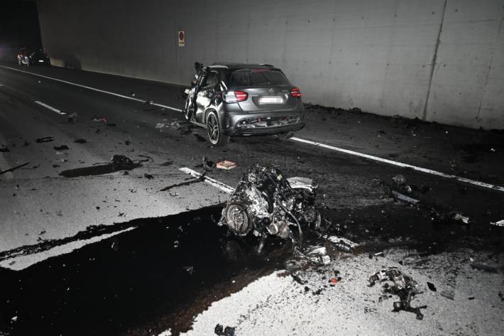 In Rüthi SG ist heute ein junger Autolenker tödlich verunglückt.