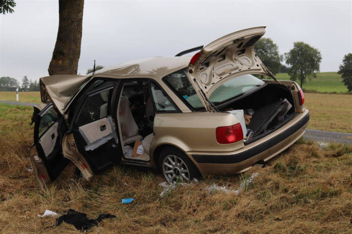 Tödlicher Verkehrsunfall bei Hersdorf