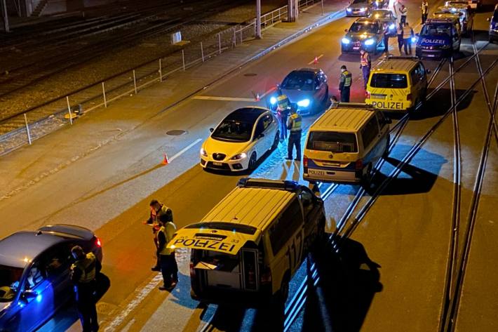 510 Fahrzeuge wurden in Basel kontrolliert.