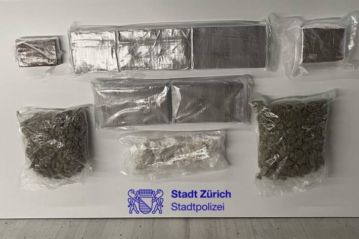 Die sichergestellten Betäubungsmittel