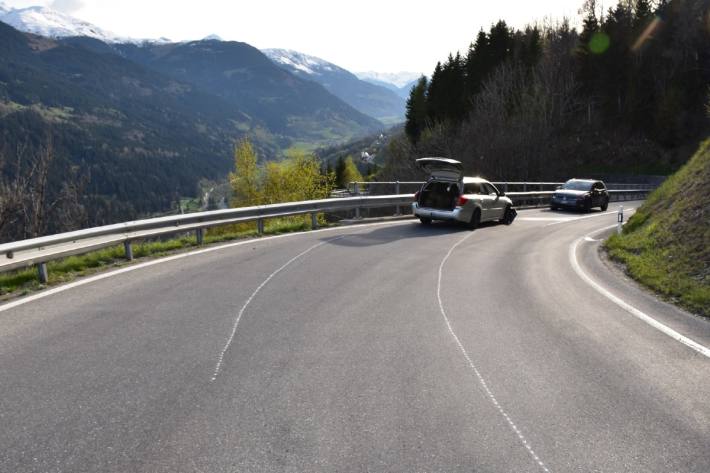 Beim Unfall in Breil/Brigels wurde niemand verletzt.