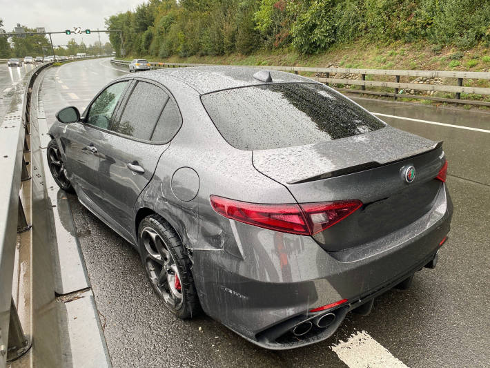 Selbstunfall mit Personenwagen