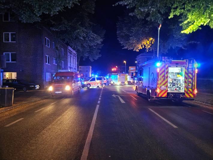 7 Personen wurden in das Klever Krankenhaus gebracht.
