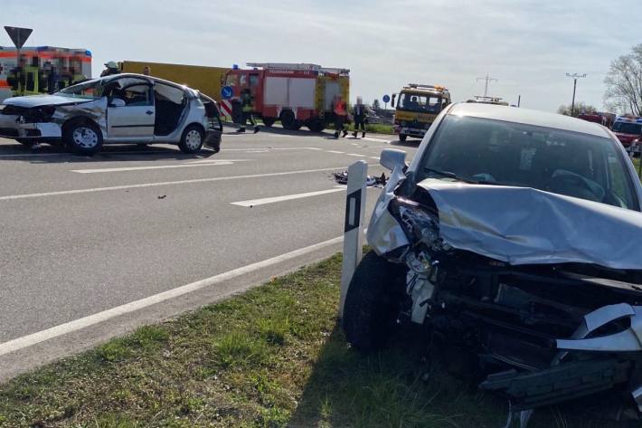 Am Unfall beteiligte Fahrzeuge