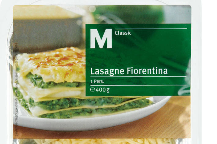 Diese Lasagne von der Migros wird zurückgepfiffen.