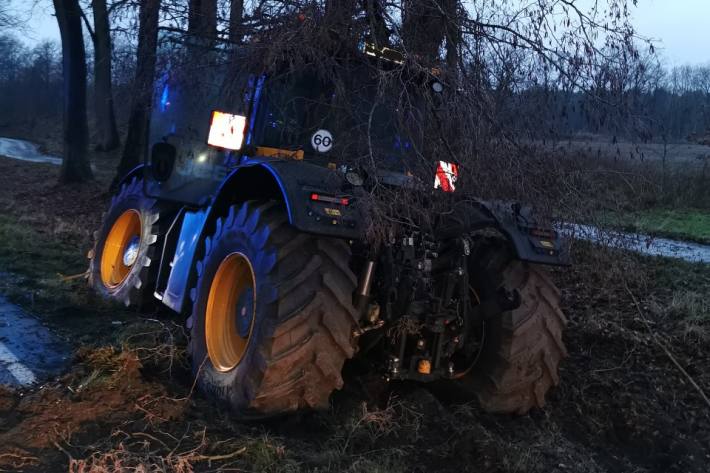 In Eschede mit dem Traktor verunfallt