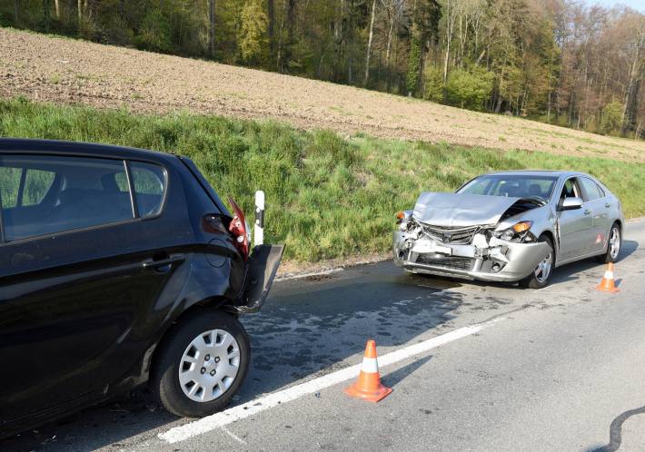 Beim Unfall in Mauensee Lu wurden gestern sieben Personen verletzt.