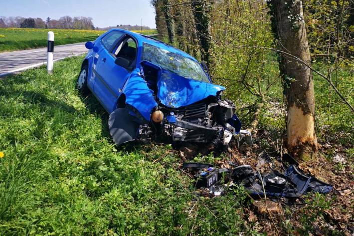 Die Autofahrerin musste ins Spital In Engwilen gebracht werden