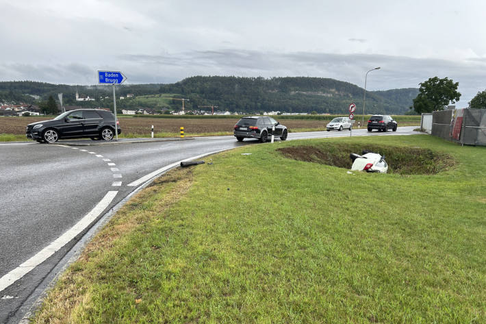 Dem Unfallfahrer wurde der Führerschein abgenommen