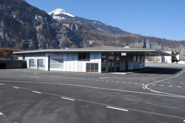 Schwerverkehrskontrollzentrum von Saint Maurice