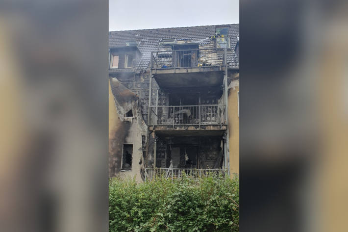 Mehrfamilienhaus nach Brand teilweise unbewohnbar