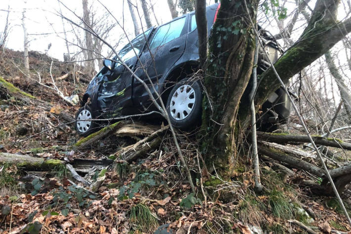 Selbstkollision endet am Ufer des Vierwaldstättersee