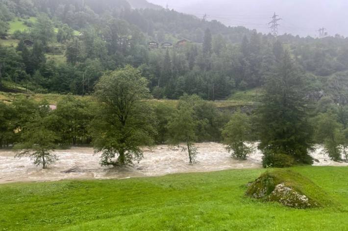 Die Lage in Gurtnellen UR hat sich weiter verschärft.