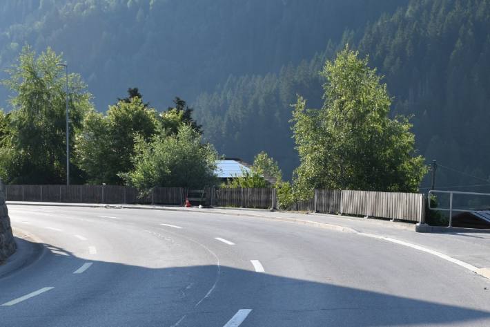 Eine Person verletzte sich beim Unfall heute in Rabius.