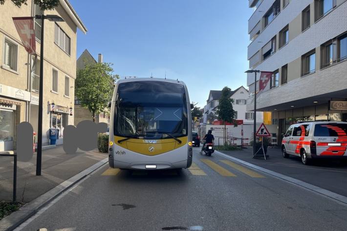 Am Bus entstand kein Sachschaden