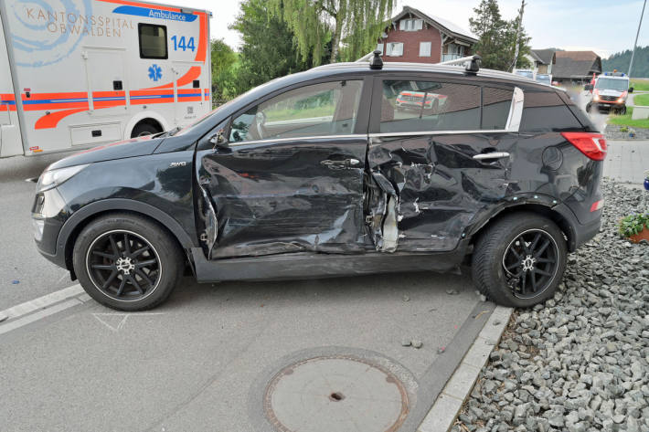 Drei Fahrzeuge waren nicht mehr fahrbar