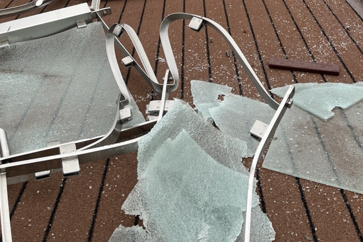 Die Passagiere des Schiffes blieben unverletzt.