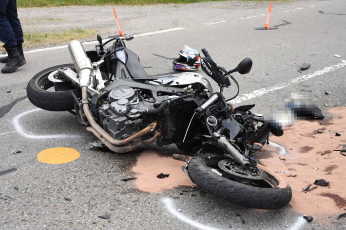 Motorradfahrer unbestimmt verletzt nach Sturz in Mogelsberg