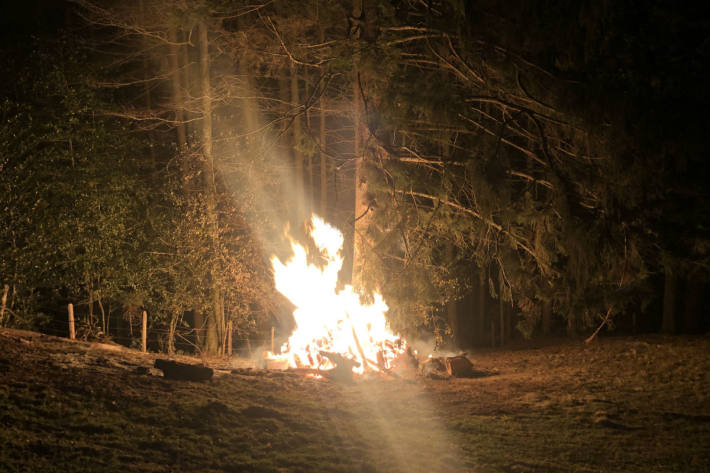 Ein Waldbrand konnte verhindert werden.