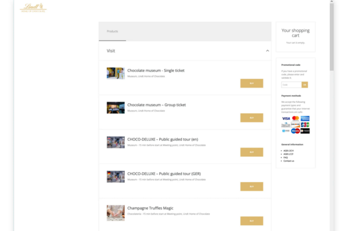 Screenshot der gefälschten Webseite