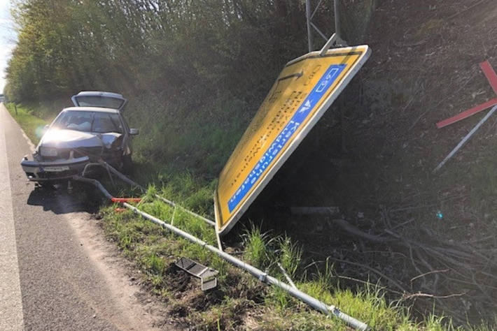 Unfall unter Drogeneinfluss bei Siebeldingen 