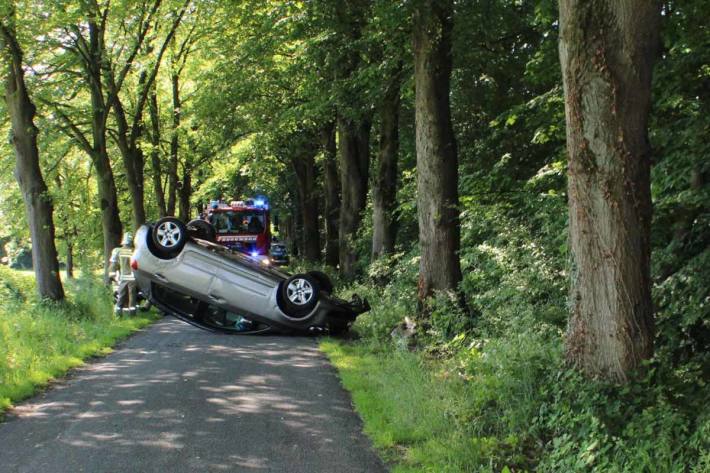 Die 76-Jährige aus Lüdinghausen befreite sich selbstständig aus dem Auto