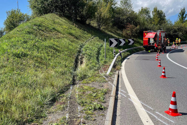 Autofahrerin landet alkoholisiert auf Wiesenbord