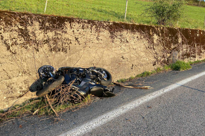  Motorradfahrer bei Unfall verletzt in Oberhof