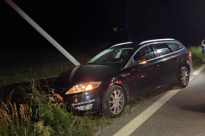 Betrunken gegen Strassenlaterne gekracht in Bad Zurzach