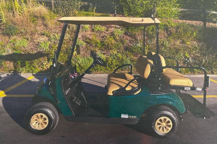 In Neuhausen am Rheinfall wurde ein Golftrolley gestohlen. 