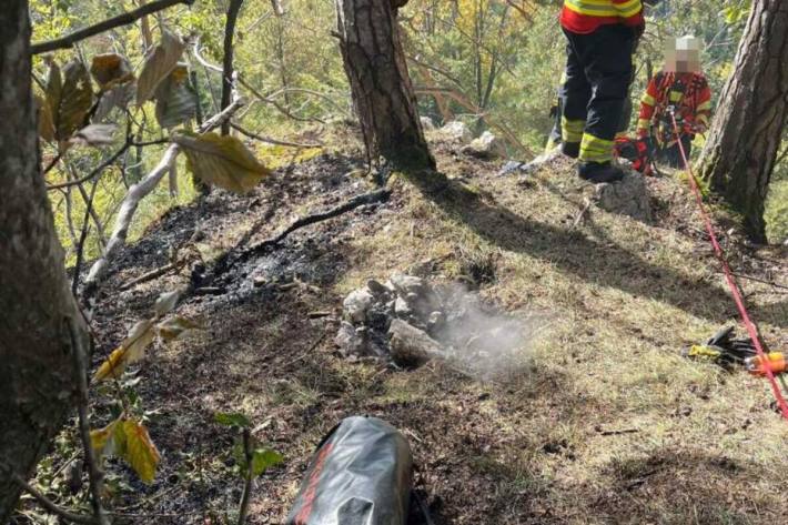 Bei trockenem Waldboden ist besondere Vorsicht geboten 