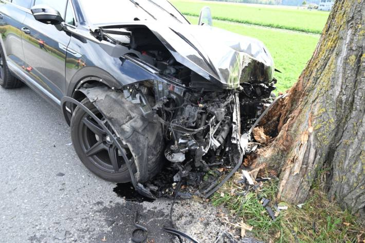 In Bad Ragaz hat sich heute ein schwerer Selbstunfall zugetragen.