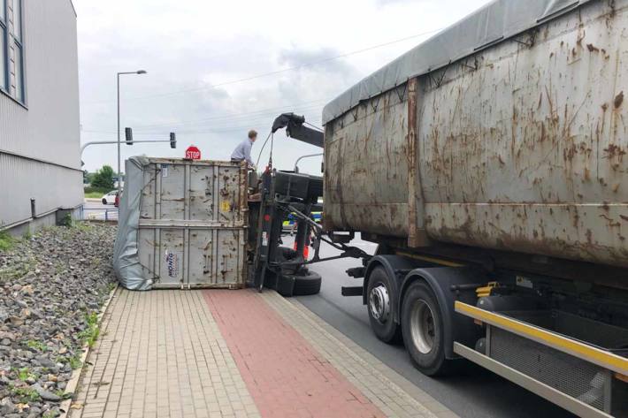 Es kam zu Verkehrsbeeinträchtigungen im Bereich der Unfallstelle in Unna