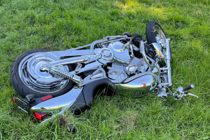 Motorradfahrer bei Unfall unbestimmt verletzt in Kirchberg SG