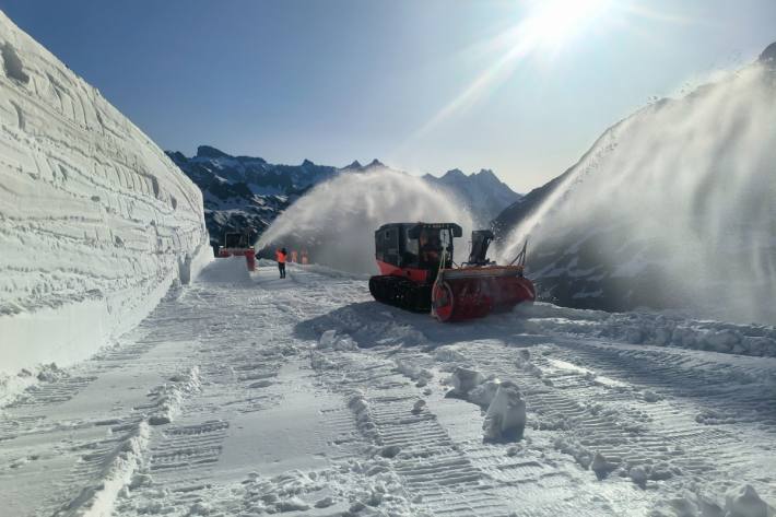 Der Sustenpass ist ab dem 16. Juni wieder offen.