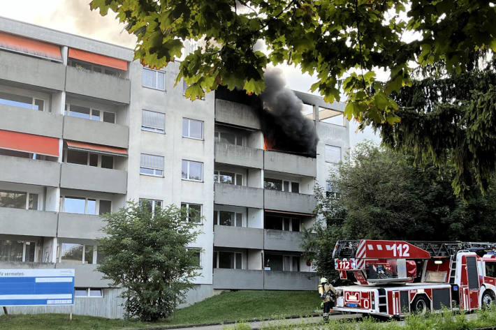 Beim Brand wurden keine Menschen verletzt.