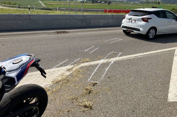 In Benken hat sich heute ein Verkehrsunfall ereignet.