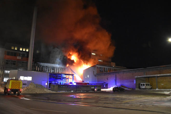 Brand in Ems-Chemie.