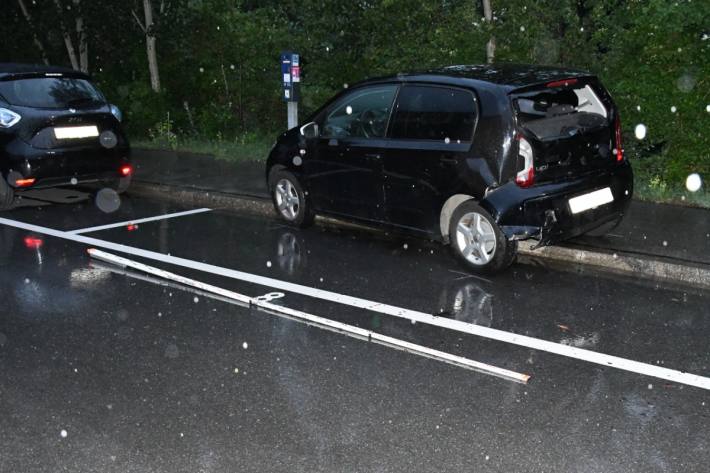 In Chur GR kam es gestern zu einem Unfall mit grossem Sachschaden.