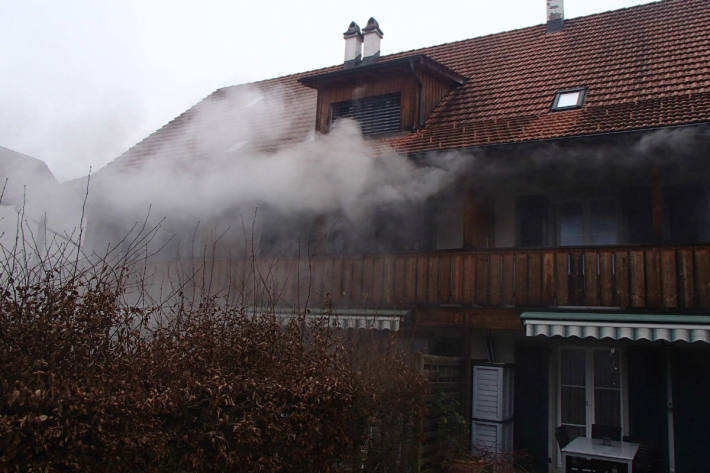 Feuerwehr konnte grösseren Brand verhindern.