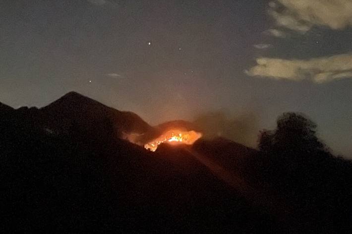 Waldbrand in der Wolfsschlucht