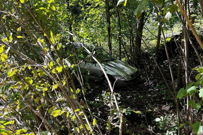 Von der Fahrbahn abgekommen 