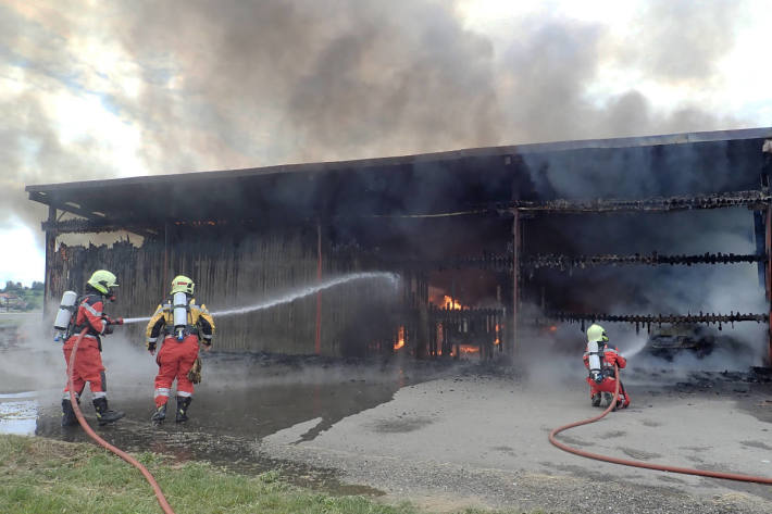 Beim Brand wurde niemand verletzt.