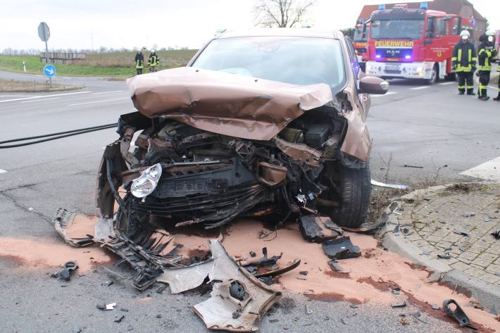 Trotz Stoppschild – Unfall auf der Kreuzung
