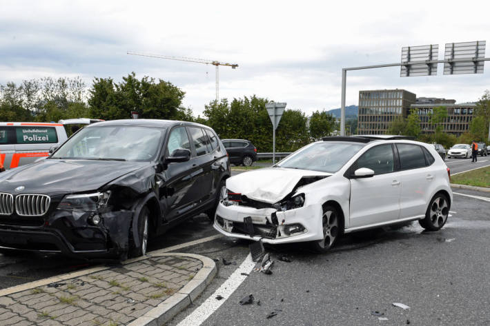 Unfallsituation in Sursee