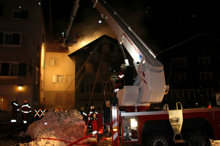 Die Feuerwehr hatte alle Hände voll zu tun.